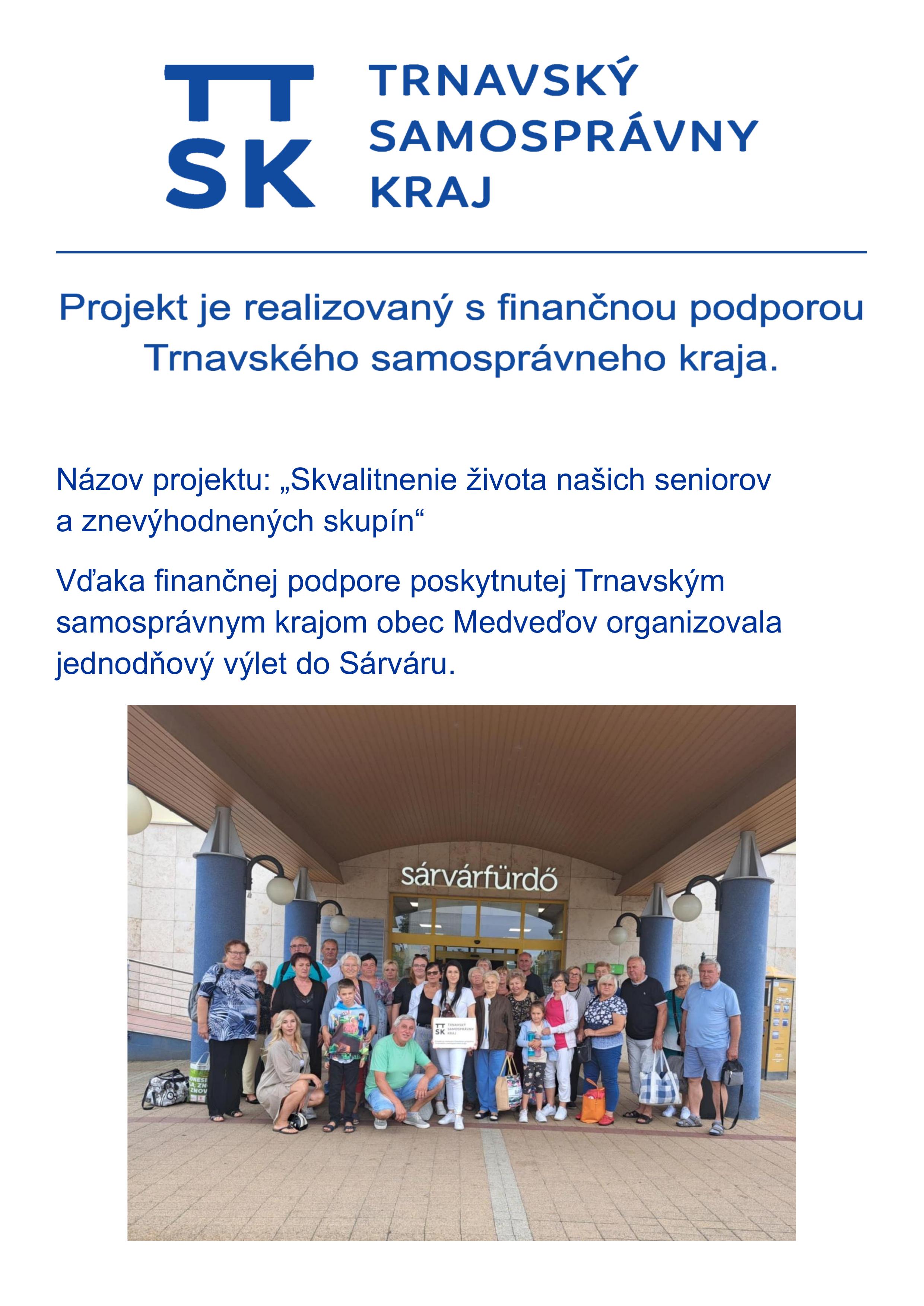 Finančný príspevok od TTSK